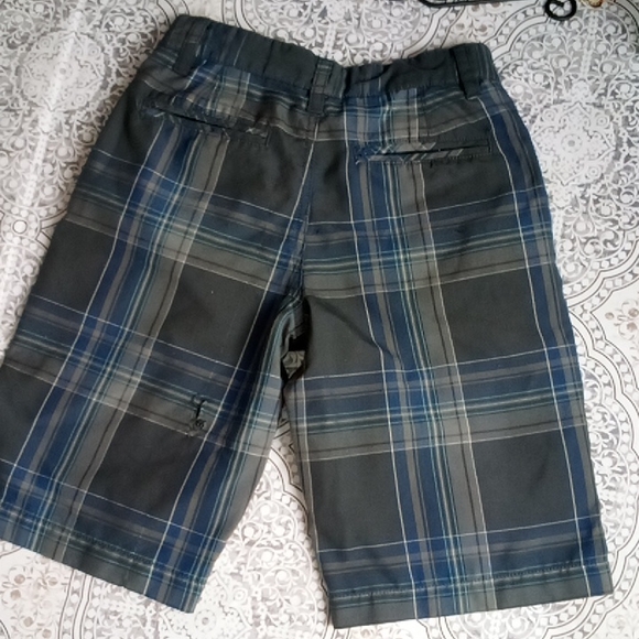 Dark blue plaid tony Hawk shorts - Picture 9 of 12